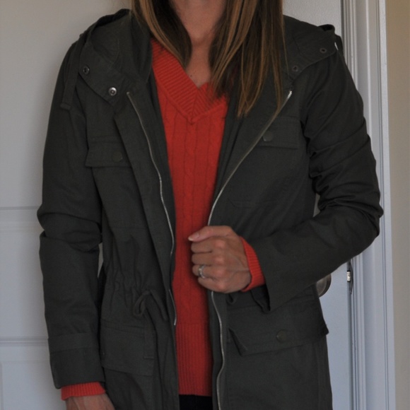 Love Tree Medium Army Green Jacket - Picture 1 of 5